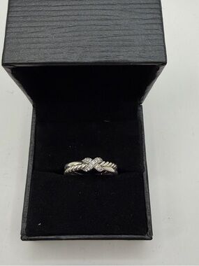 David Yurman Petite Diamond X Ring